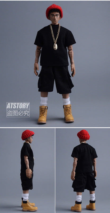 Custom 1/12 Clothing Accessories Slouchy Beanie for 1/12 scale action figures