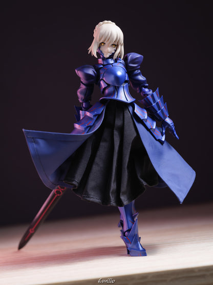 Custom 1/12 Clothing for figma Fate Night Saber Alter 2.0