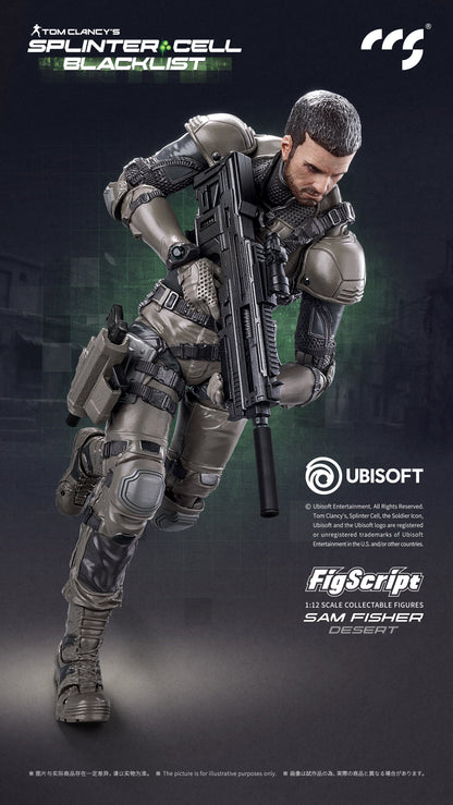 (Pre-Order) CCS Official Licensed 1/12 Splinter Cell Sam Fisher Desert Version action figure