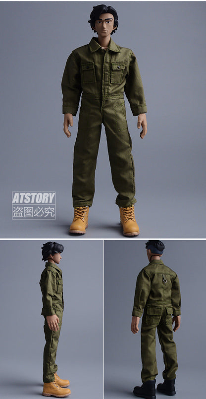 Custom 1/12 Clothing Accessories Coveralls for 1/12 scale action figures