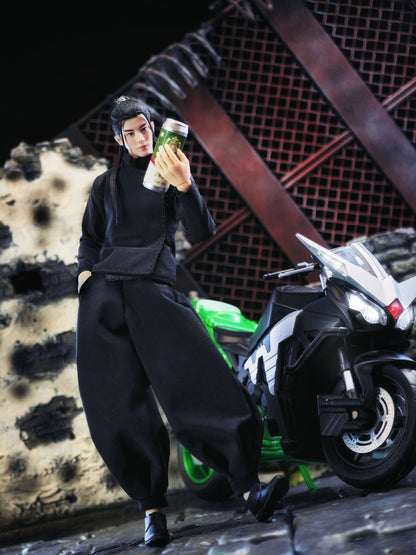 Custom 1/12 Jujutsu High Uniform Clothing for Jujutsu Kaisen Suguru Geto (Romankey / VToys Body)
