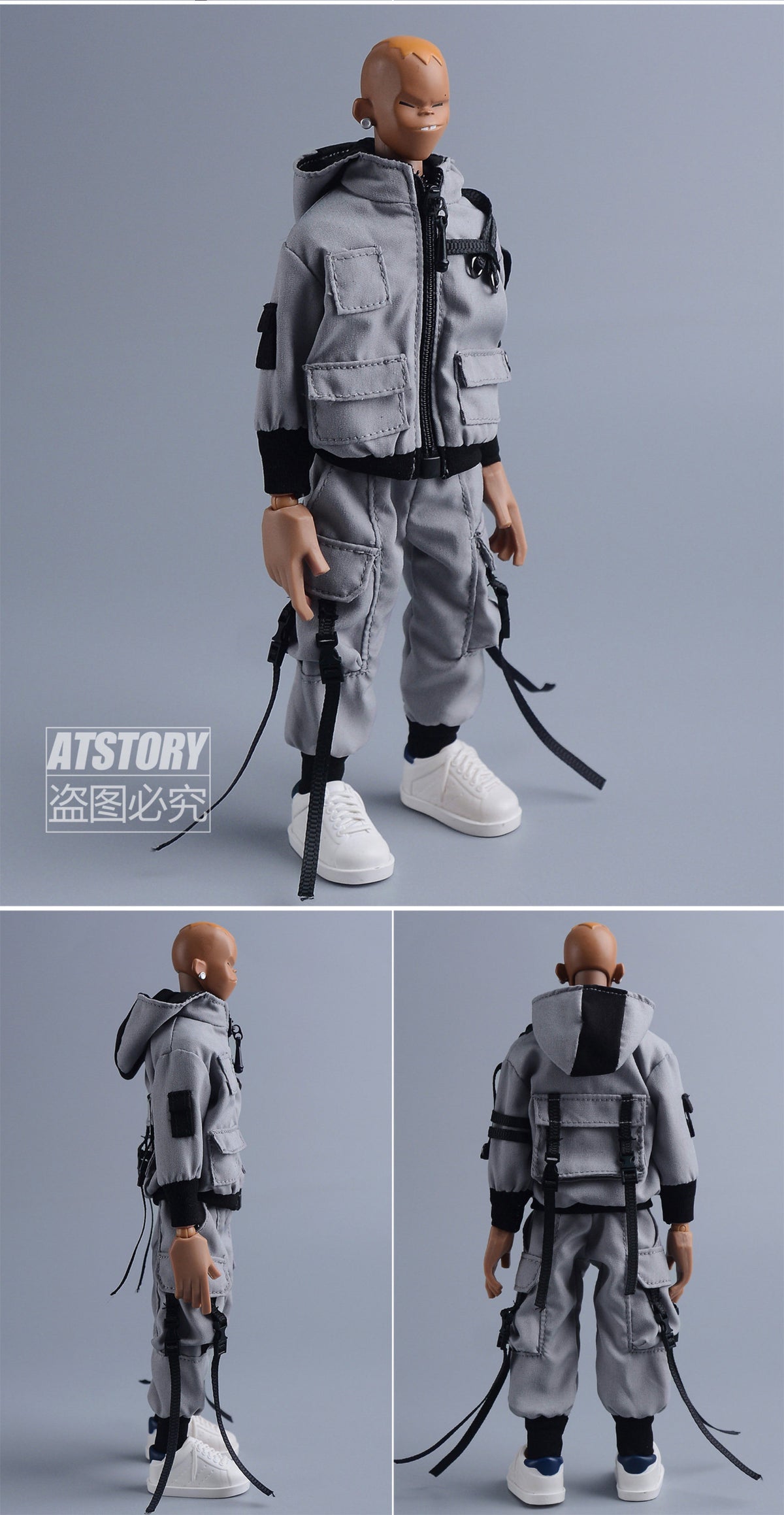 Custom 1/12 Clothing Accessories Clothes for 1/12 Scale Action Figure