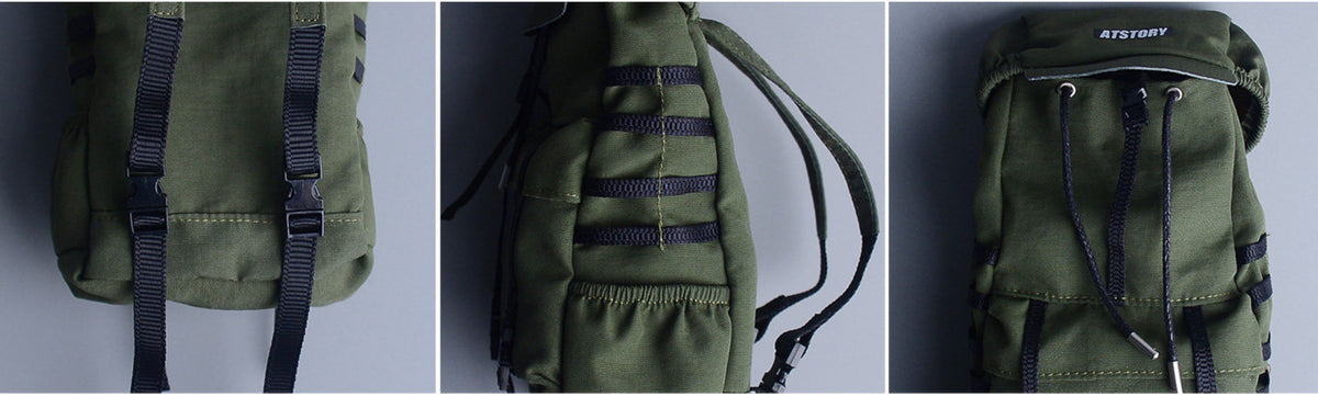 Custom 1/12 Clothing Accessories Backpack for 1/12 Scale Action Figure