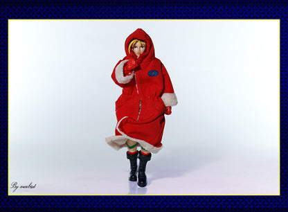 Custom 1/12 Clothing Accessories for Jada Toys Cammy Red Coat