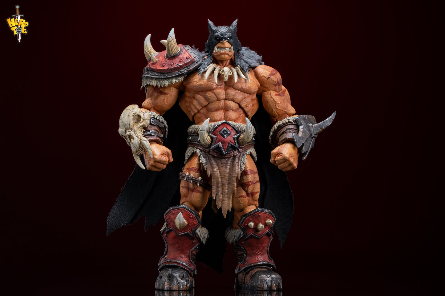 (Pre-Order) Hero Toys 1/10 Tribal Hunter Orc tracker and war bear action figure