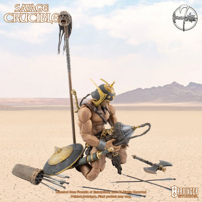 (Pre-Order) Savage Crucible Kubla Khan (Frazetta) Action Figure