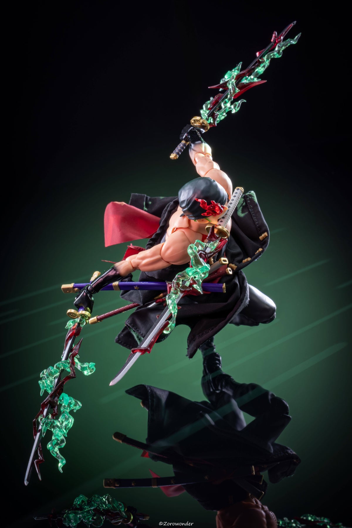 Custom 1/12 Clothing for SHF One Piece Roronoa Zoro King of Hell