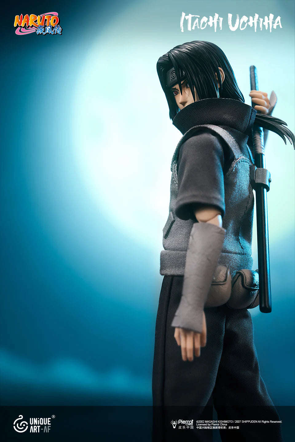 (Pre-Order) Unique Art 1/12 Official Licensed Naruto Itachi Uchiha action figure