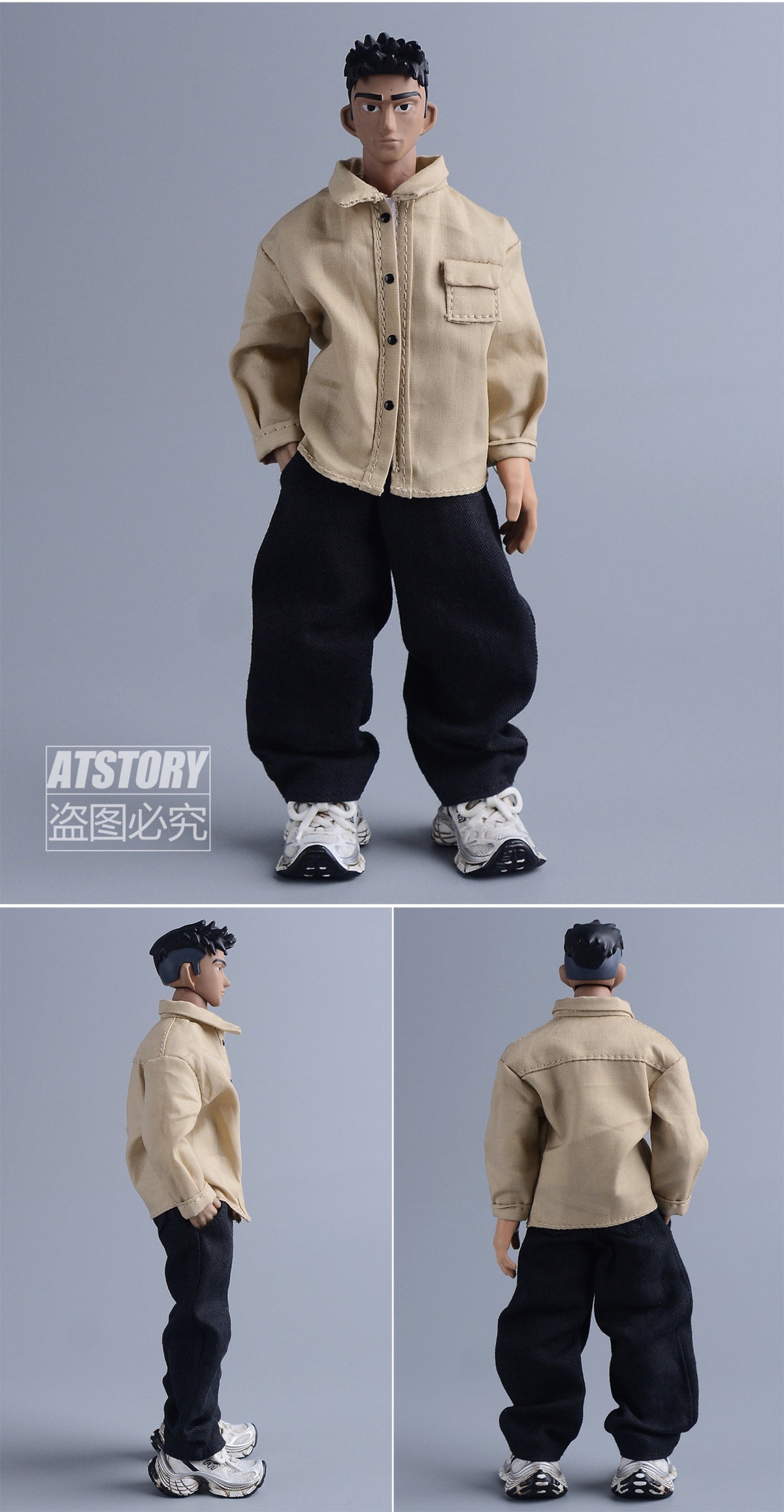 Custom 1/12 Clothing Accessories Shirt for 1/12 Scale Action Figure