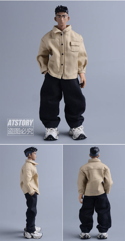 Custom 1/12 Clothing Accessories Shirt for 1/12 Scale Action Figure
