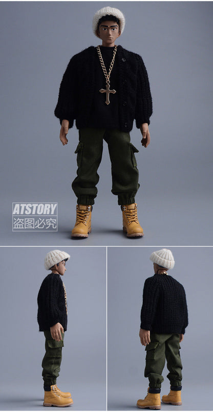 Custom 1/12 Clothing Accessories Slouchy Beanie for 1/12 scale action figures