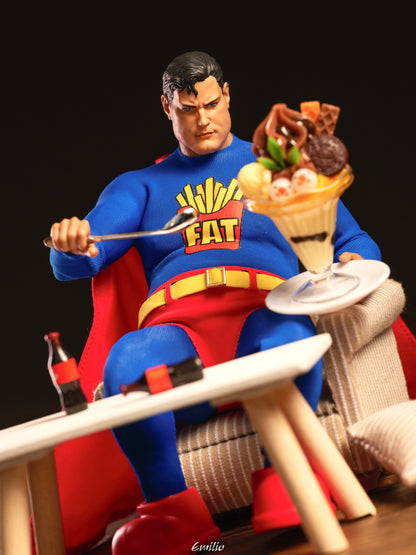 Custom 1/12 Clothing for superman (Notaman Fat Body)