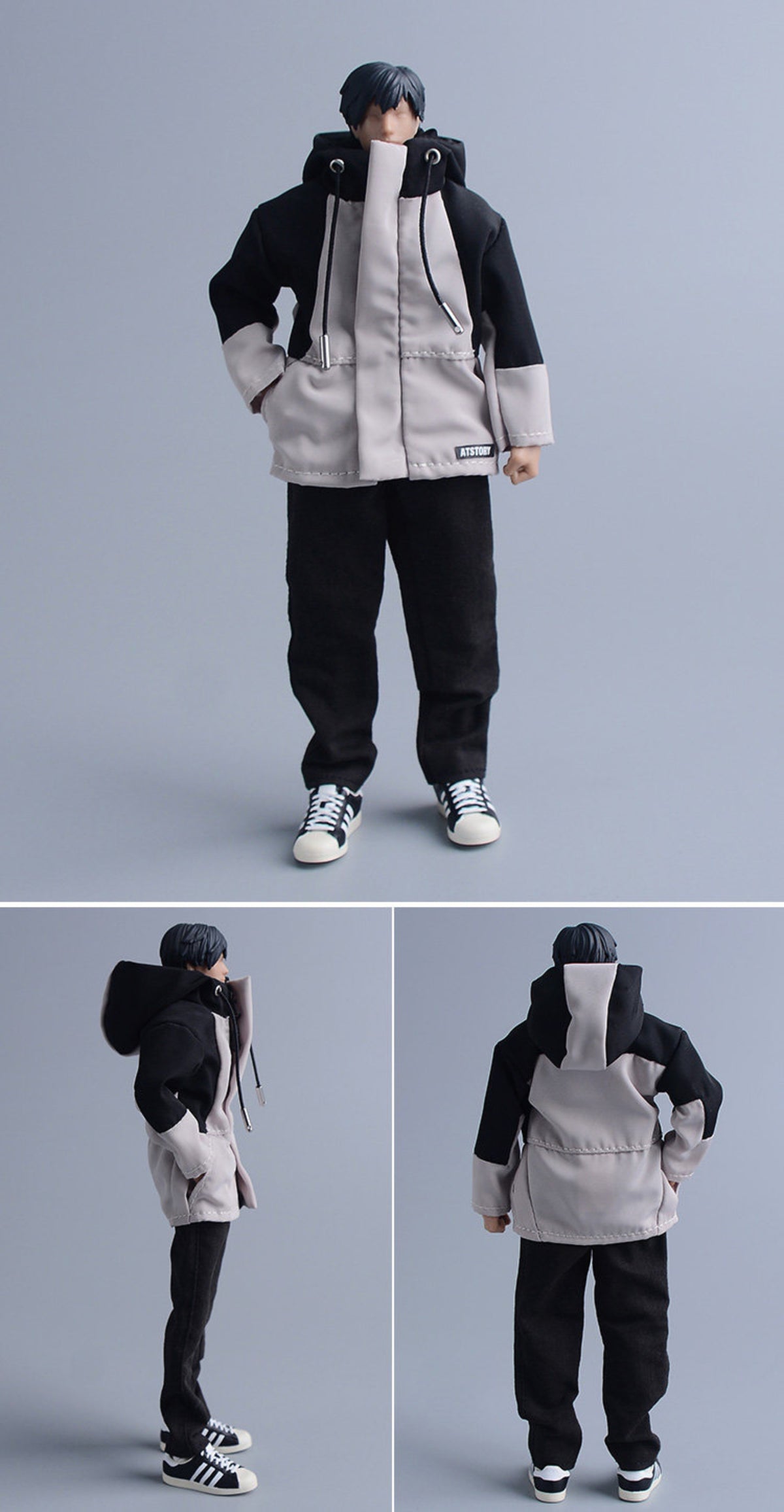 Custom 1/12 Clothing Accessories Skate Shoes for 1/12 Scale Action Figure