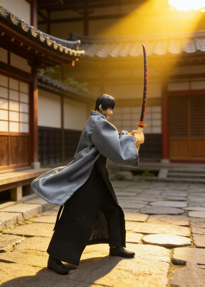 Custom 1/12 Haori Clothing for Jujutsu Kaisen Toji Fushiguro (Romankey / VToys Body)