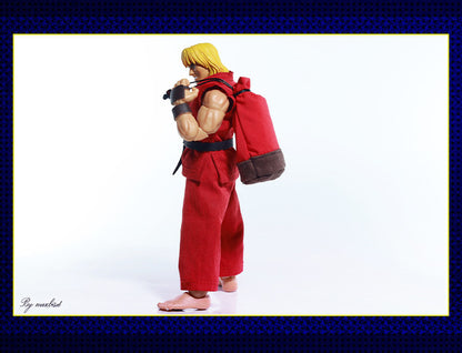 Custom 1/12 Clothing Accessories for Jada/Storm Street Fighters Bag