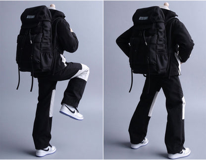 Custom 1/12 Clothing Accessories Backpack for 1/12 Scale Action Figure