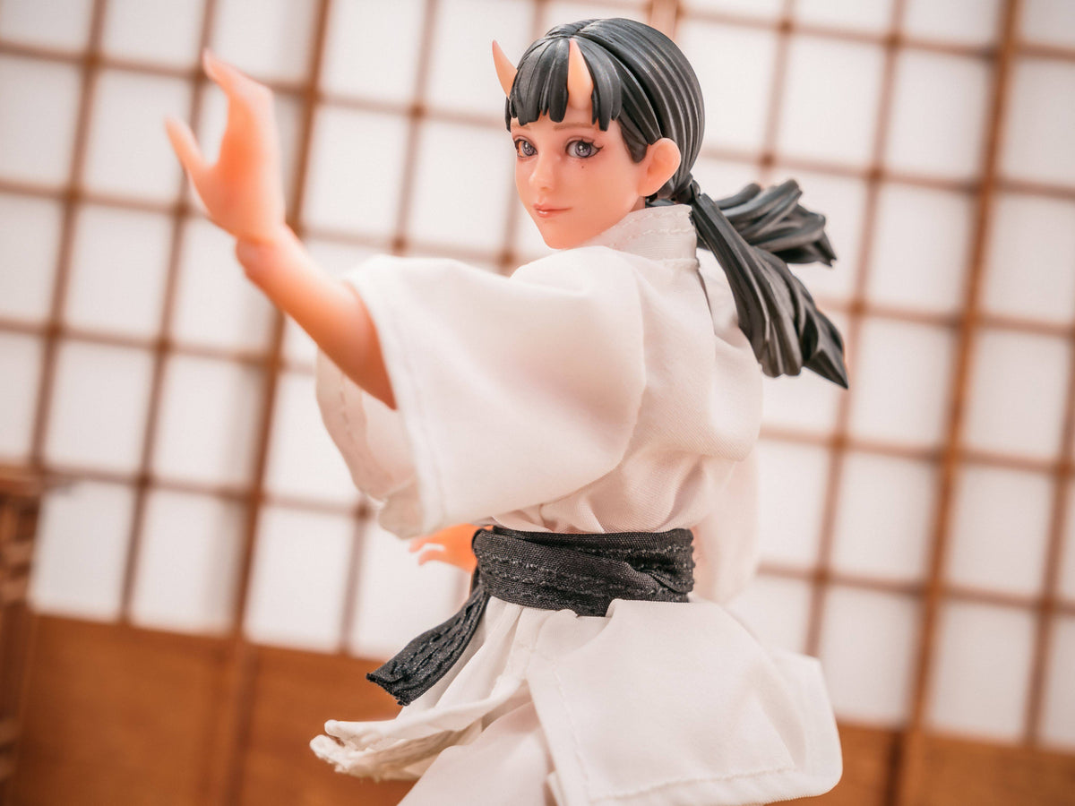Custom 1/12 Clothing for Judo Uniform on Cowl Product Oni Girl