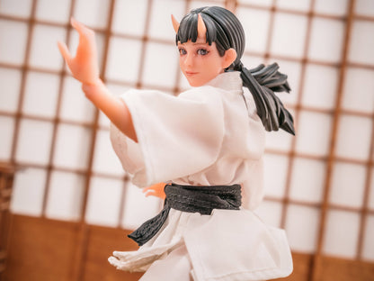 Custom 1/12 Clothing for Judo Uniform on Cowl Product Oni Girl