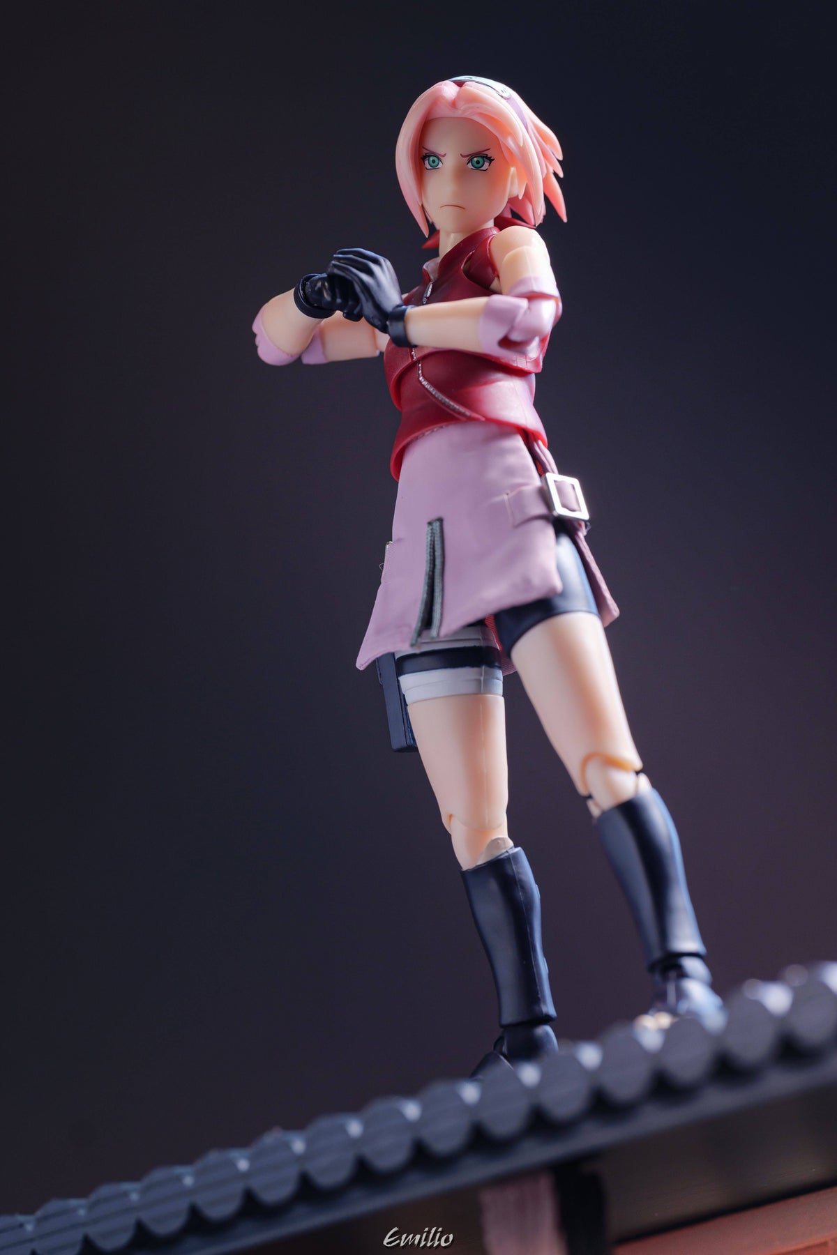 Custom 1/12 Clothing for SHF Naruto Shippuden Sakura Haruno