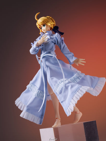 Custom 1/12 Clothing for Fate Saber (Dress Version)