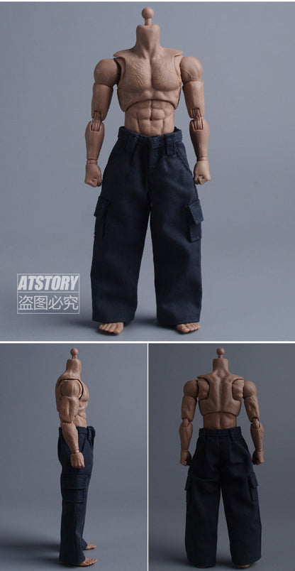 Custom 1/12 Clothing Accessories Pants for 1/12 scale action figures