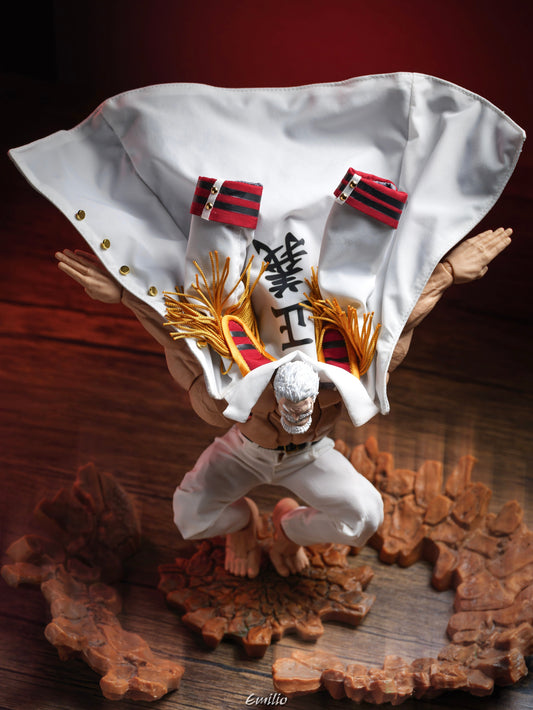 Custom 1/12 Clothing for One Piece Marine Vice Admiral Monkey D. Garp (Romankey Big Guy Body)