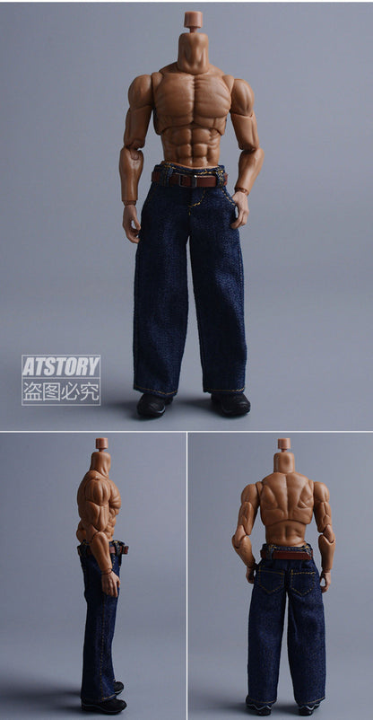 Custom 1/12 Clothing Accessories Jeans for 1/12 scale action figures