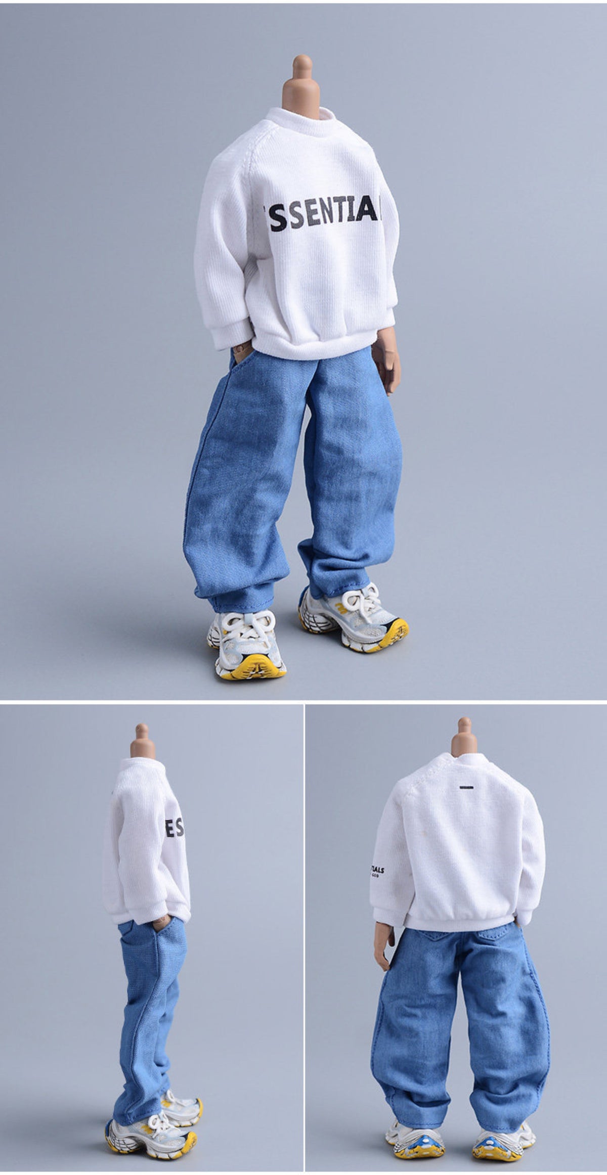 Custom 1/12 Clothing Accessories Running Shoes for 1/12 Scale Action Figure