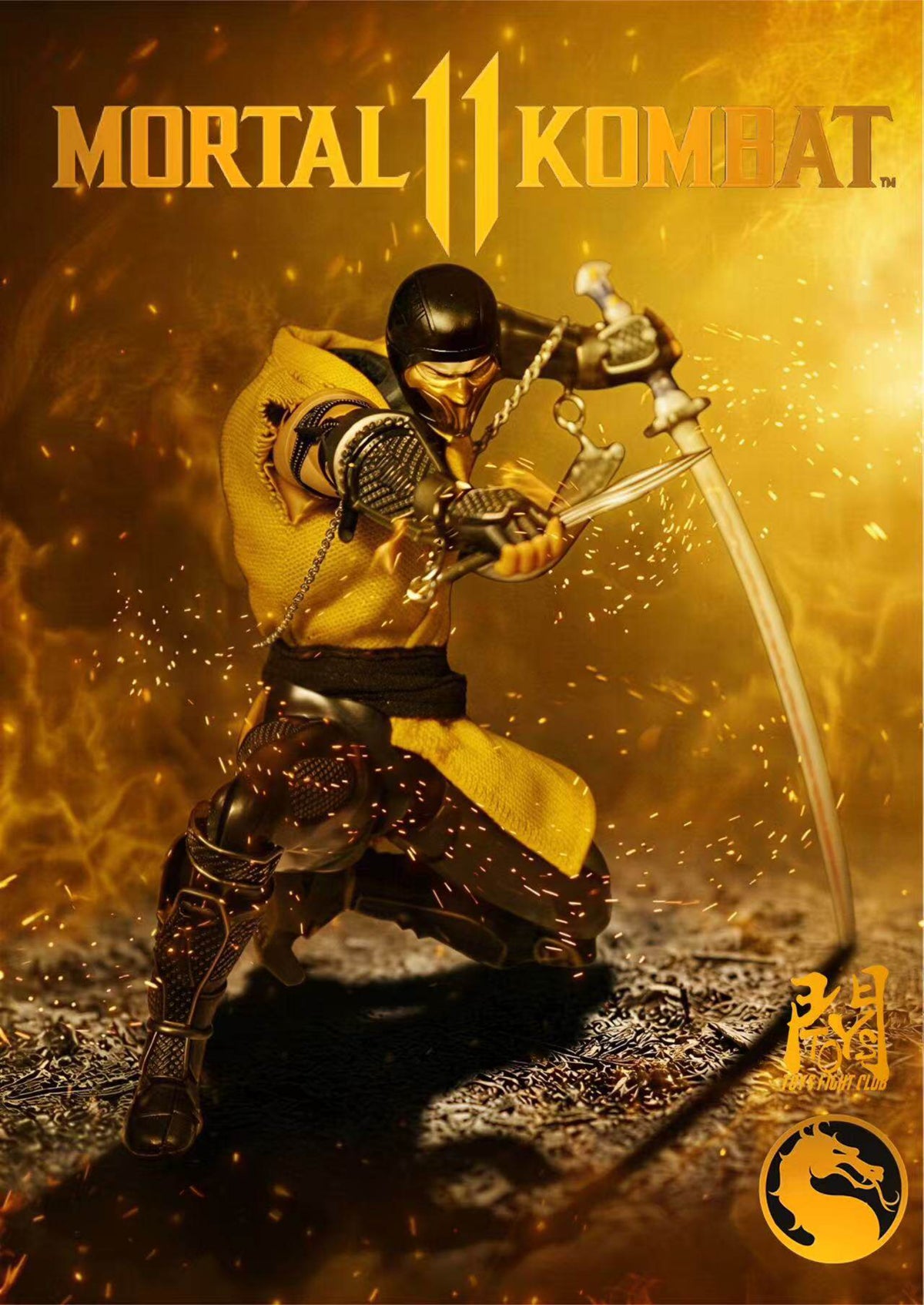 Custom 1/12 Clothing for Mortal Kombat Scorpion / Ninja Gaiden Ryu Hayabusa