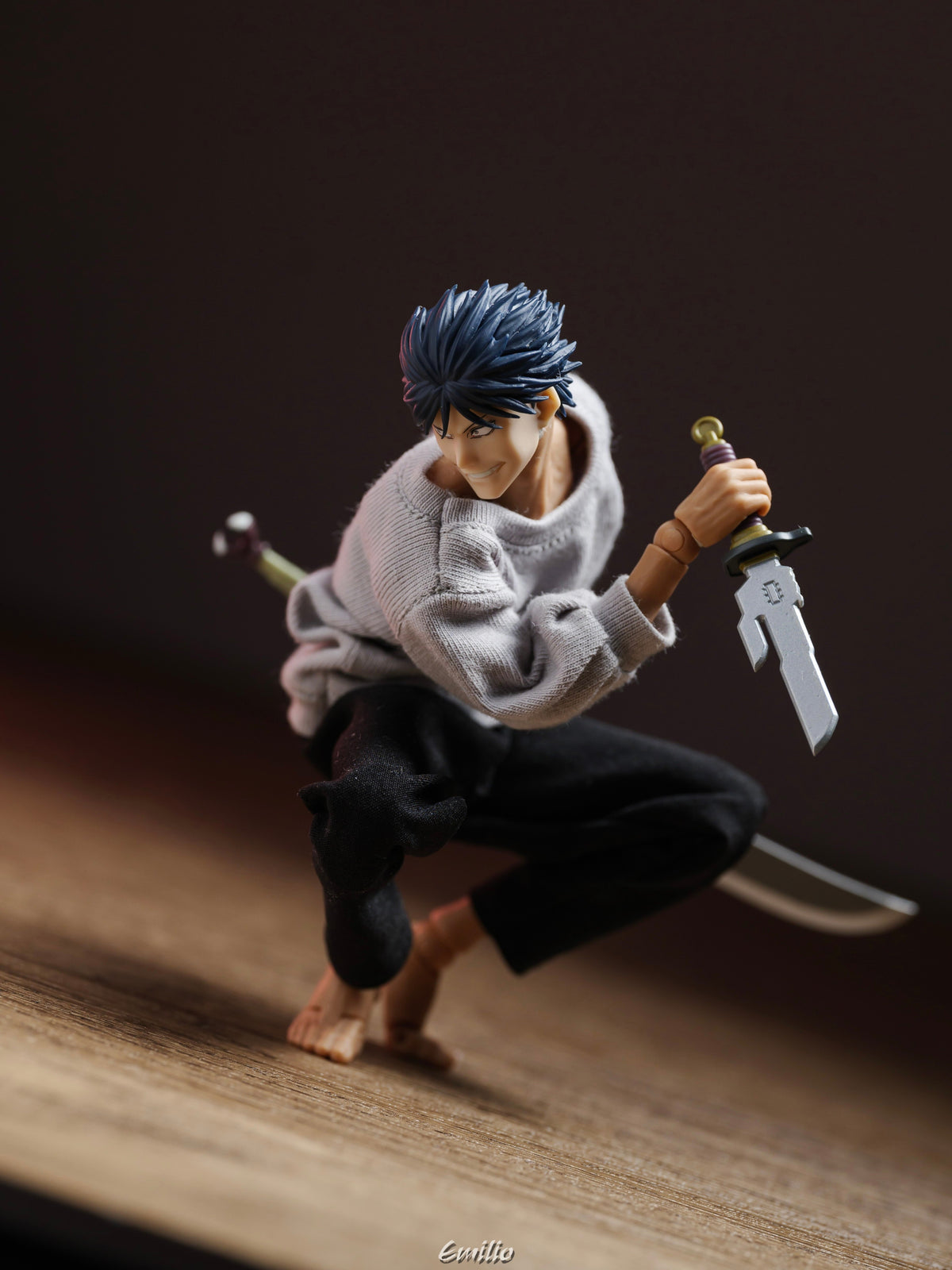 Custom 1/12 Clothing for Jujutsu Kaisen Toji Fushiguro (Romankey / VToys Body)