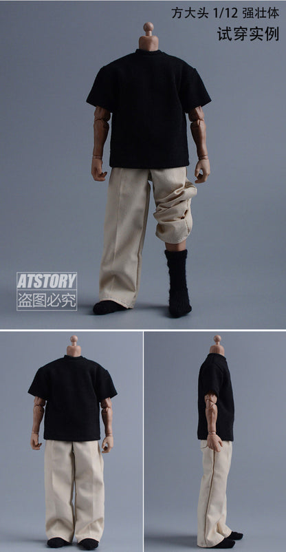 Custom 1/12 Clothing Accessories Socks for 1/12 Scale Strong Body