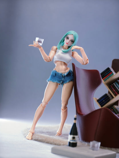 Custom 1/12 Clothing Jeans for Action Figures
