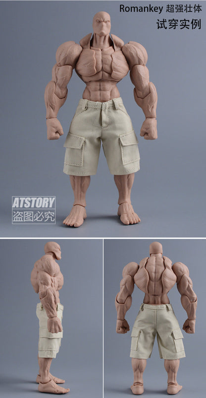 Custom 1/12 Clothing Accessories Short for 1/12 Scale Strong Body
