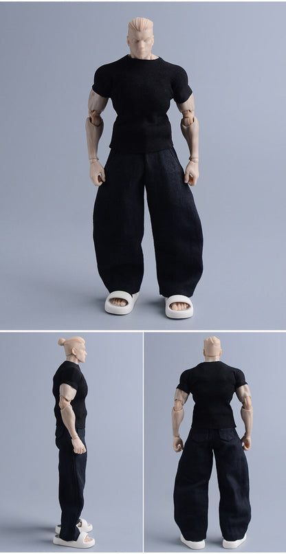 Custom 1/12 Clothing Accessories Slippers for 1/12 Scale Action Figure