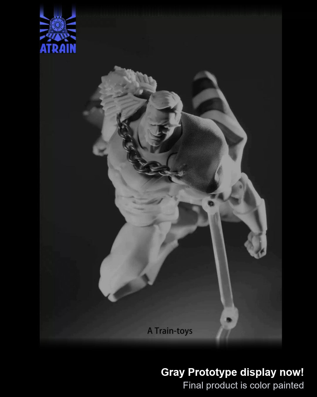 (Pre-Order) Atrain toys 1/12 Blue man aciton figure