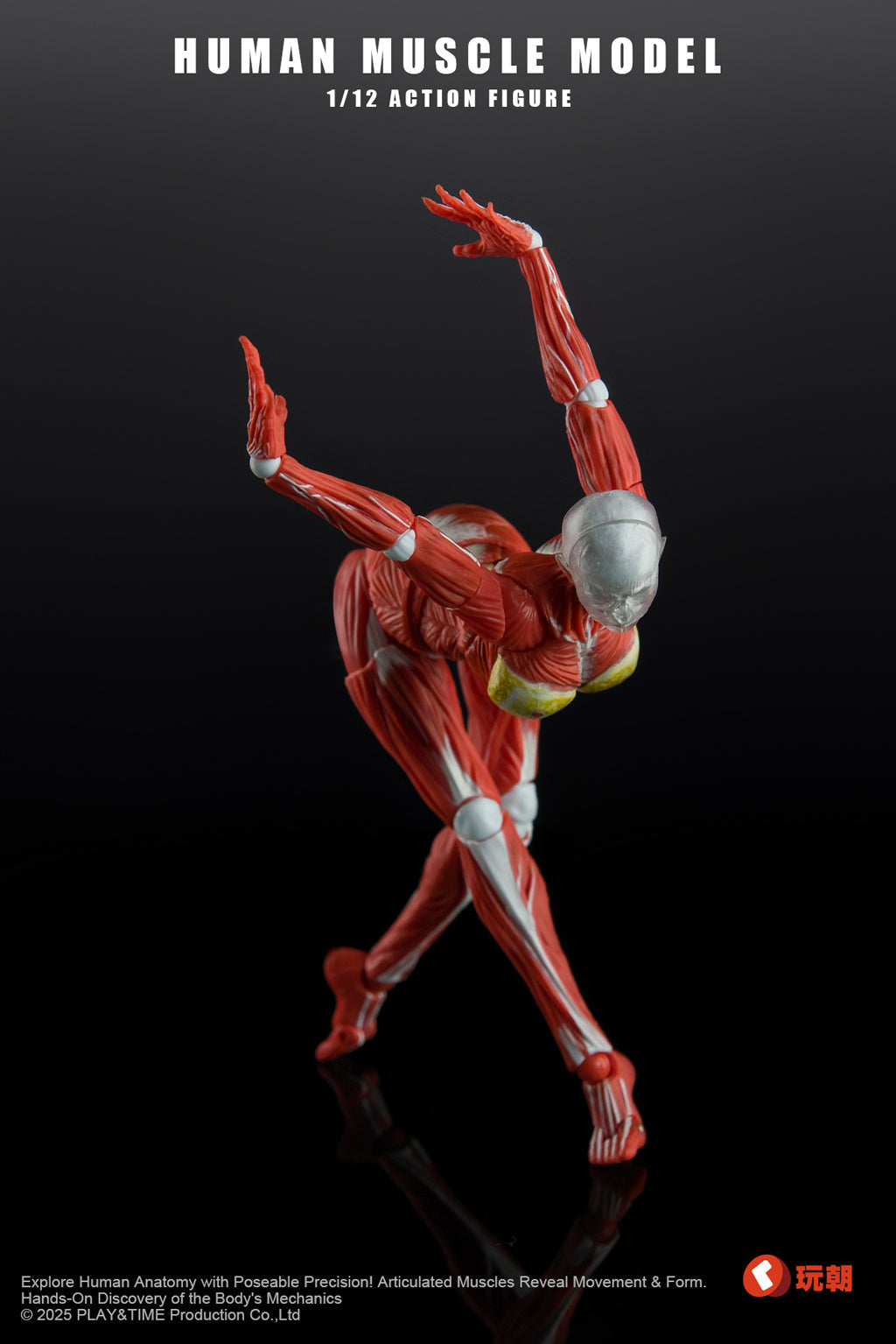 (Pre-Order) Keepgoing 1/12 Female muscular body action figure Red and Gray