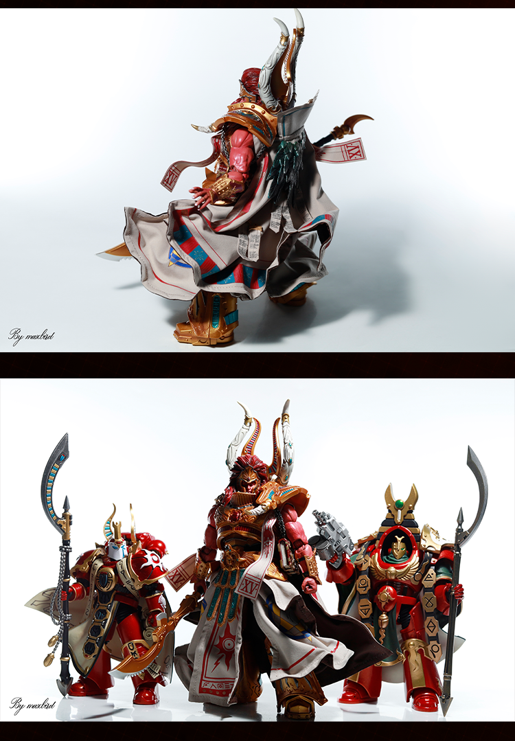 Custom 1/12 Clothing Accessories for Joy Toy Thousand sons Magnus