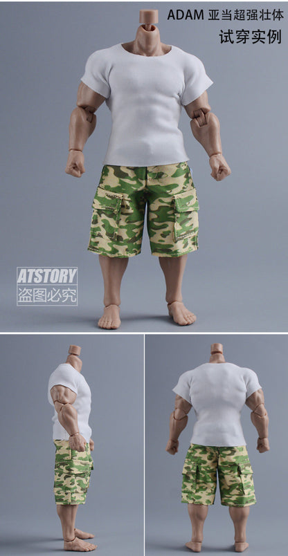 Custom 1/12 Clothing Accessories Slim Fit Top for 1/12 Scale Strong Body
