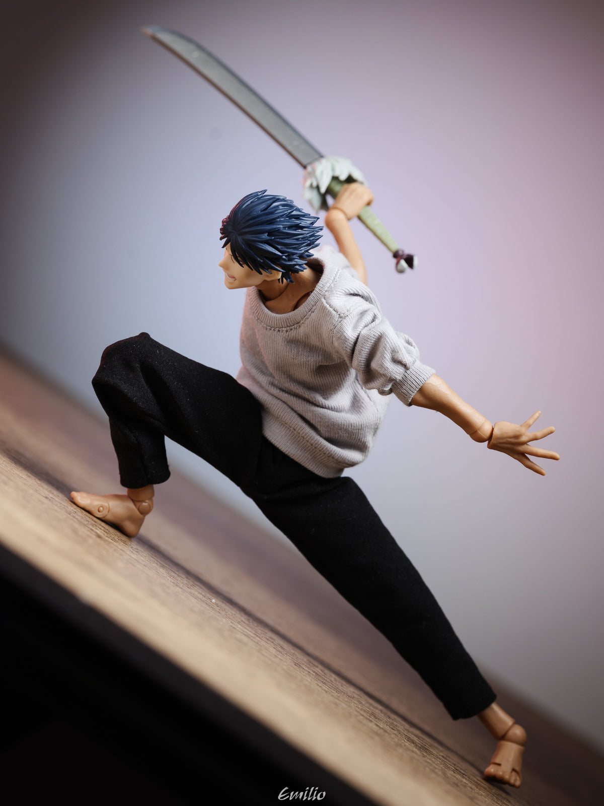 Custom 1/12 Clothing for Jujutsu Kaisen Toji Fushiguro (Romankey / VToys Body)