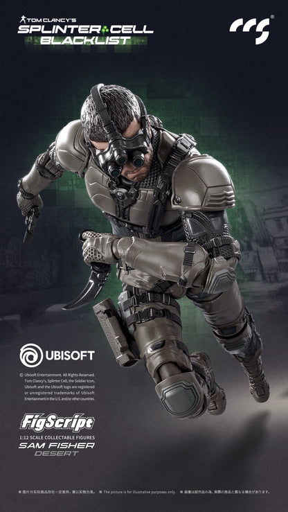 (Pre-Order) CCS Official Licensed 1/12 Splinter Cell Sam Fisher Desert Version action figure