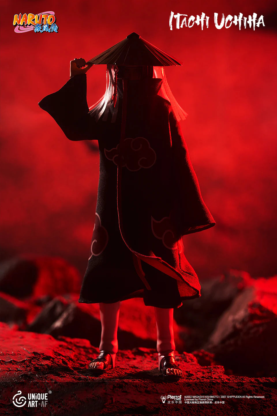 (Pre-Order) Unique Art 1/12 Official Licensed Naruto Itachi Uchiha action figure