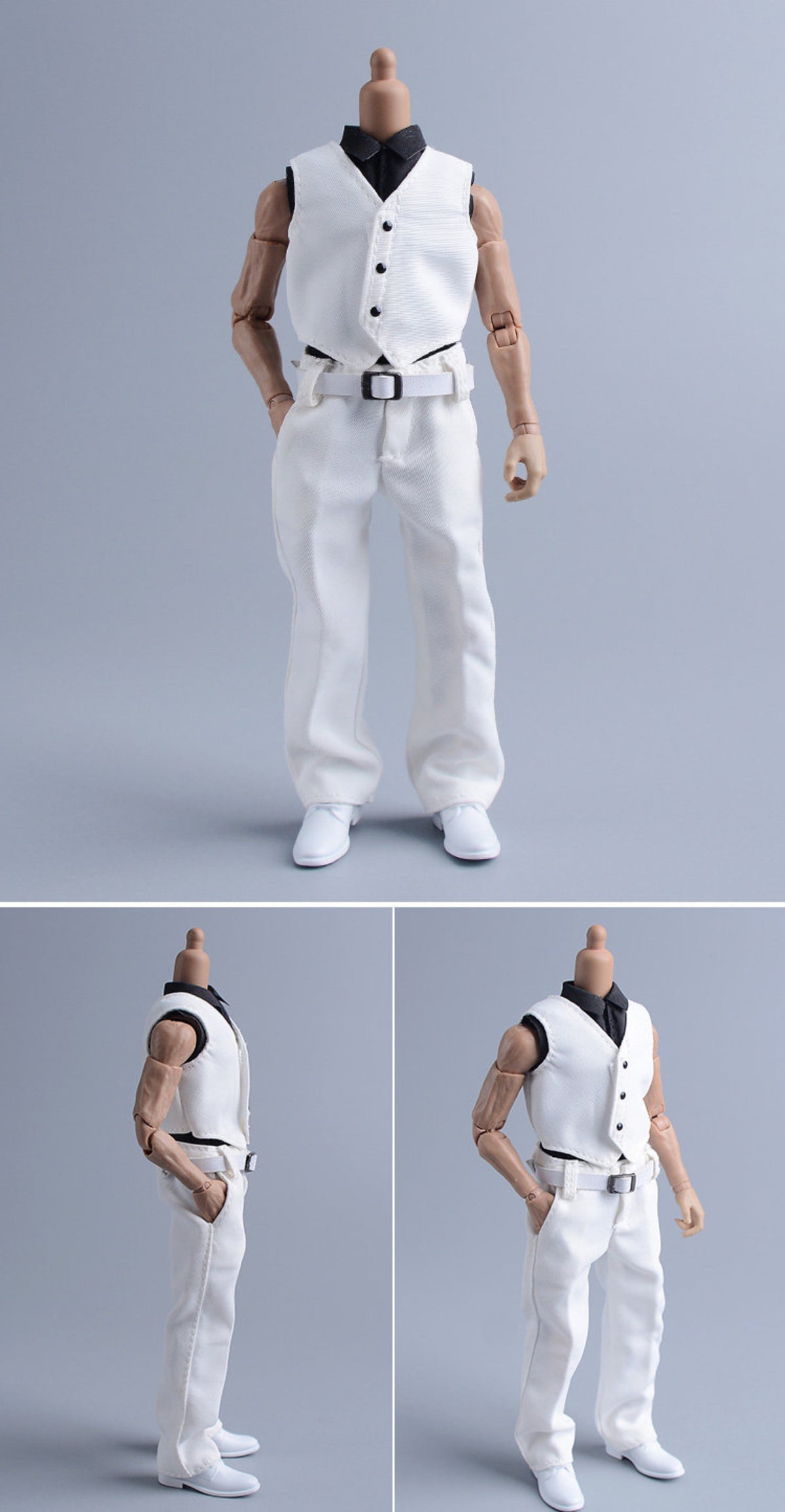 Custom 1/12 Clothing Accessories Leather Shoes for 1/12 Scale Action Figure