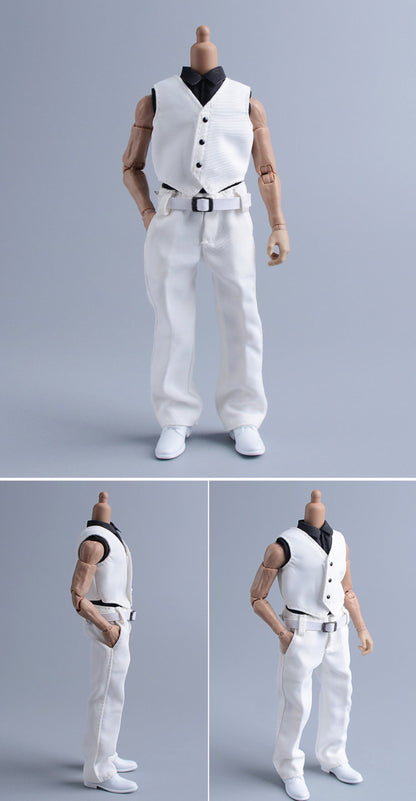Custom 1/12 Clothing Accessories Leather Shoes for 1/12 Scale Action Figure