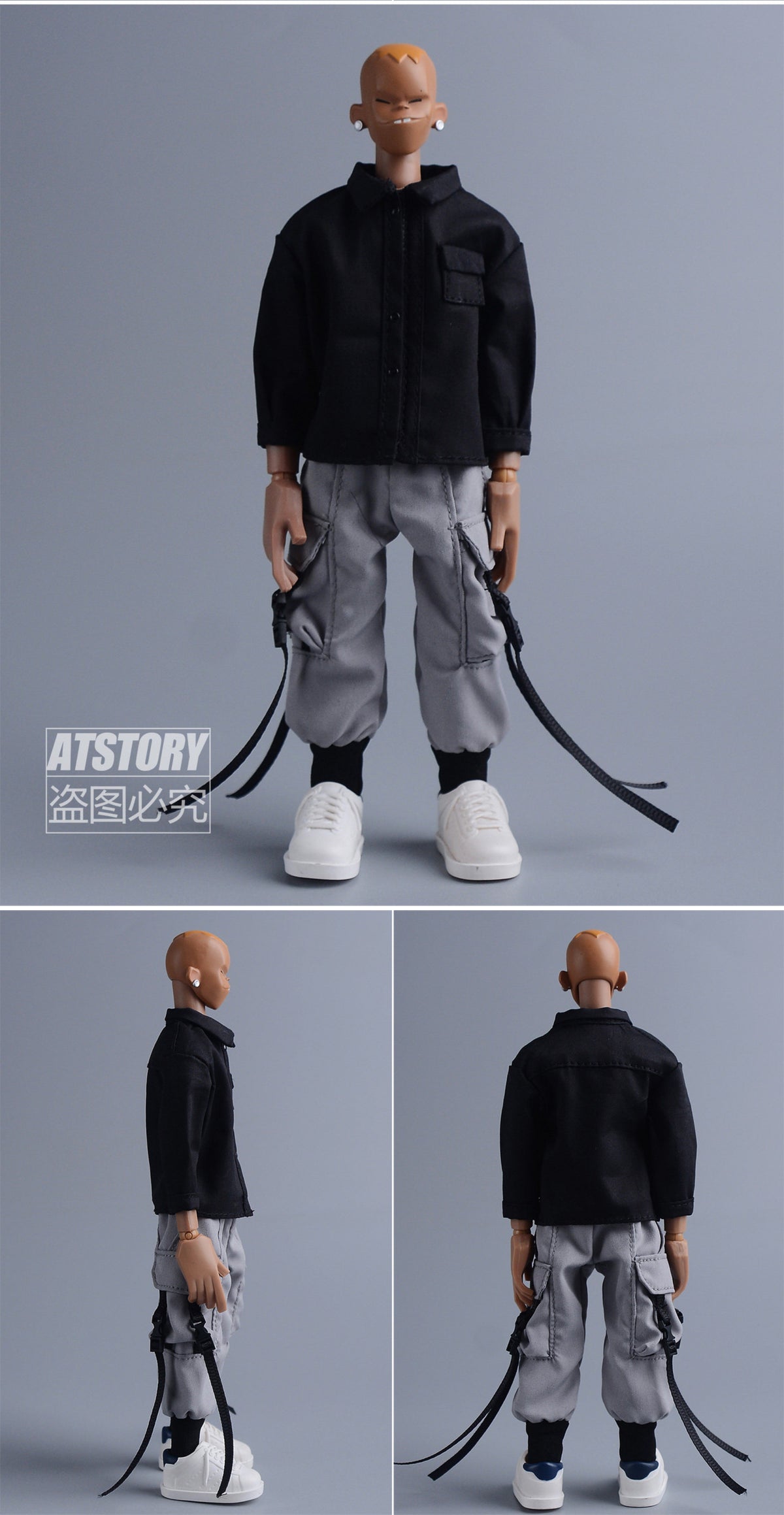 Custom 1/12 Clothing Accessories Shirt for 1/12 Scale Action Figure