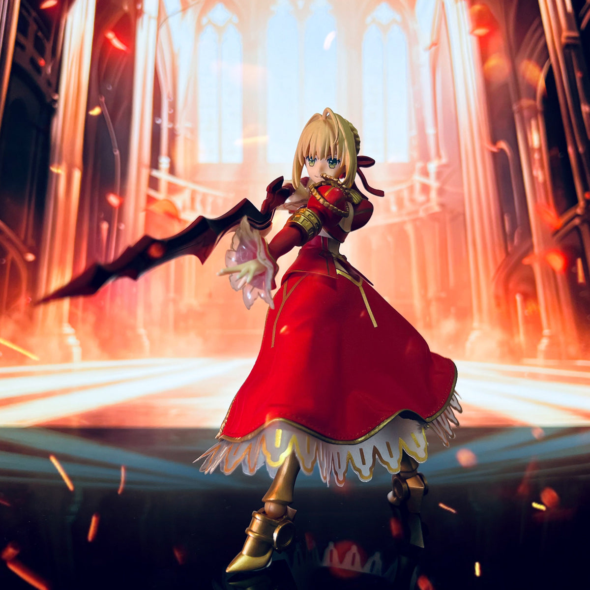 Custom 1/12 Clothing for figma red saber