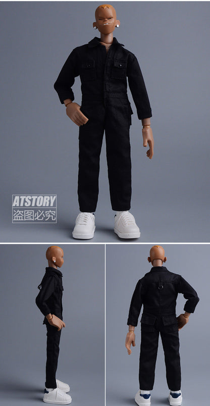 Custom 1/12 Clothing Accessories Coveralls for 1/12 scale action figures