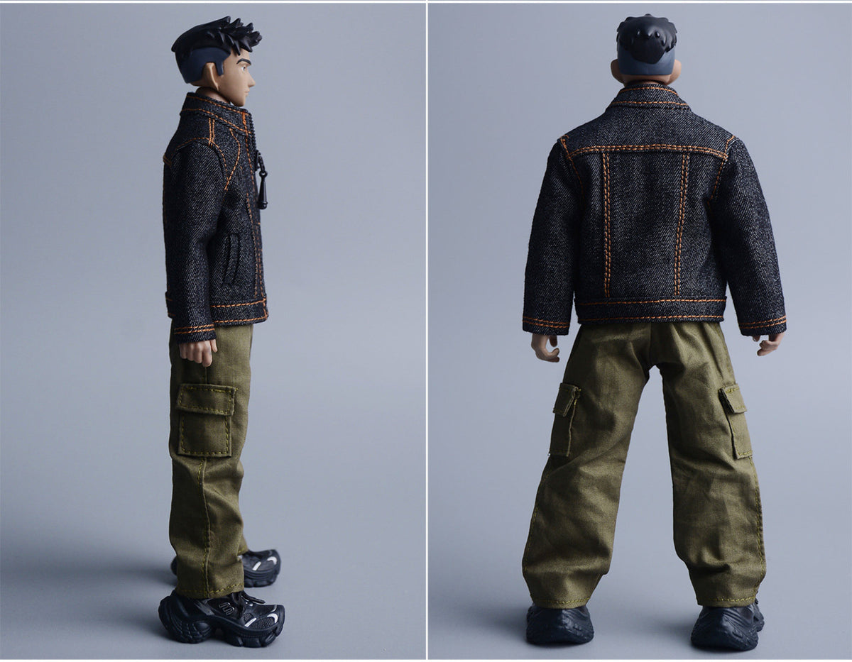 Custom 1/12 Clothing Accessories Jacket for 1/12 Scale Action Figure