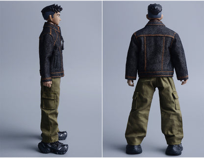 Custom 1/12 Clothing Accessories Jacket for 1/12 Scale Action Figure