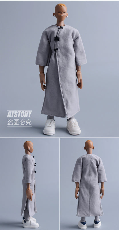 Custom 1/12 Clothing Accessories Kong Fu Clothes for 1/12 Scale Action Figure