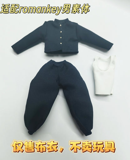 Custom 1/12 Clothing School Uniform for Action Figures